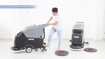 Hướng dẫn lắp ráp và sử dụng máy chà sàn KRAFFER GM50 & GM50B