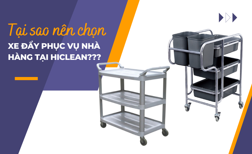Những đặc điểm cần nắm bắt của xe đẩy phục vụ nhà hàng
