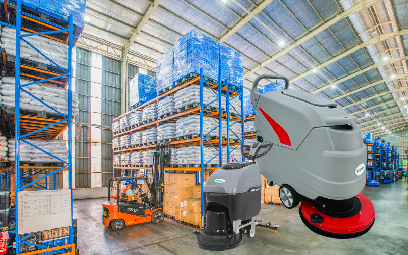 Hướng dẫn khách hàng sử dụng máy chà sàn nhà xưởng chính xác