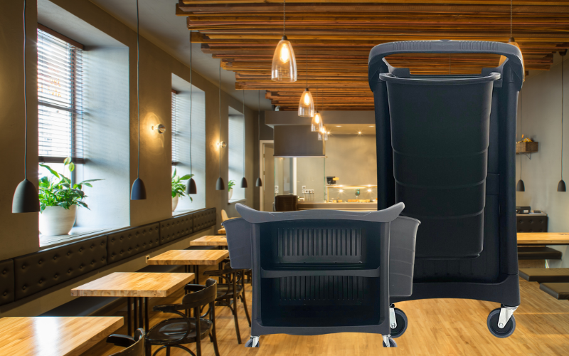 Xe phục vụ nhà hàng HiClean HC 179C được người dùng đánh giá cao