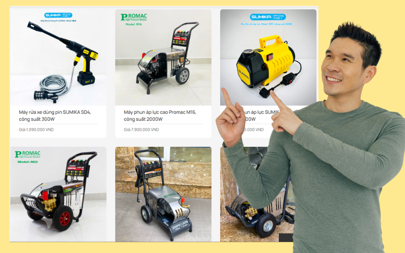 Máy phun rửa áp lực cao: "Trợ thủ đắc lực" cho mọi công việc vệ sinh