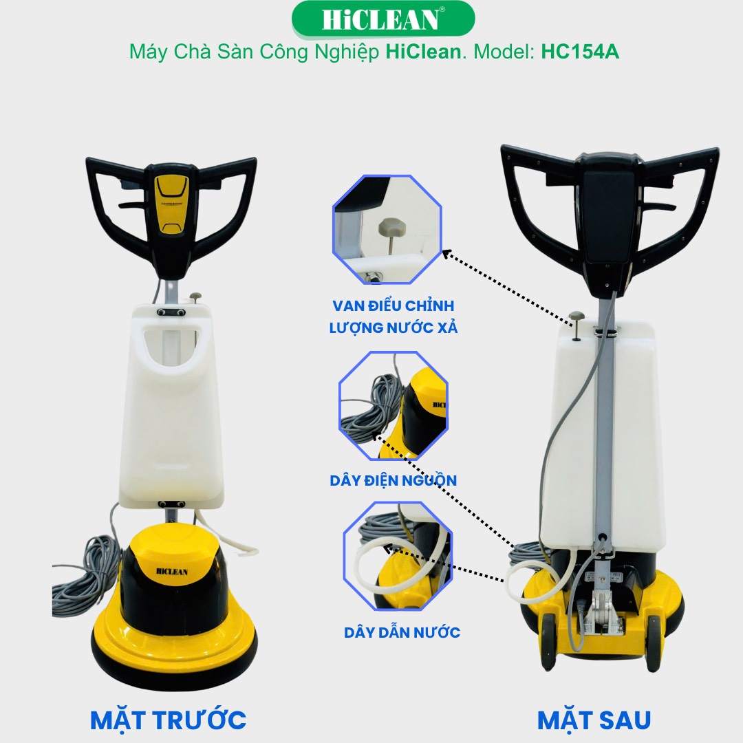 Máy chà sàn Hiclean chính hãng - Giải pháp tối ưu cho mọi bề mặt sàn