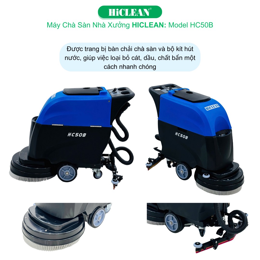 Chấm dứt nỗi lo sàn bẩn với máy chà sàn công nghiệp