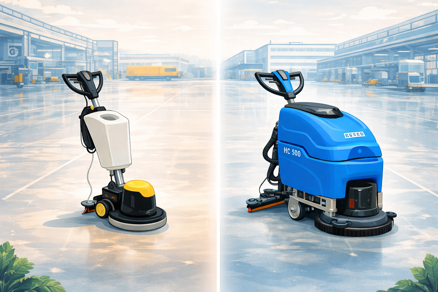 Nên mua máy chà sàn đơn hay liên hợp cho nhà xưởng nhỏ? Tư vấn chọn đúng