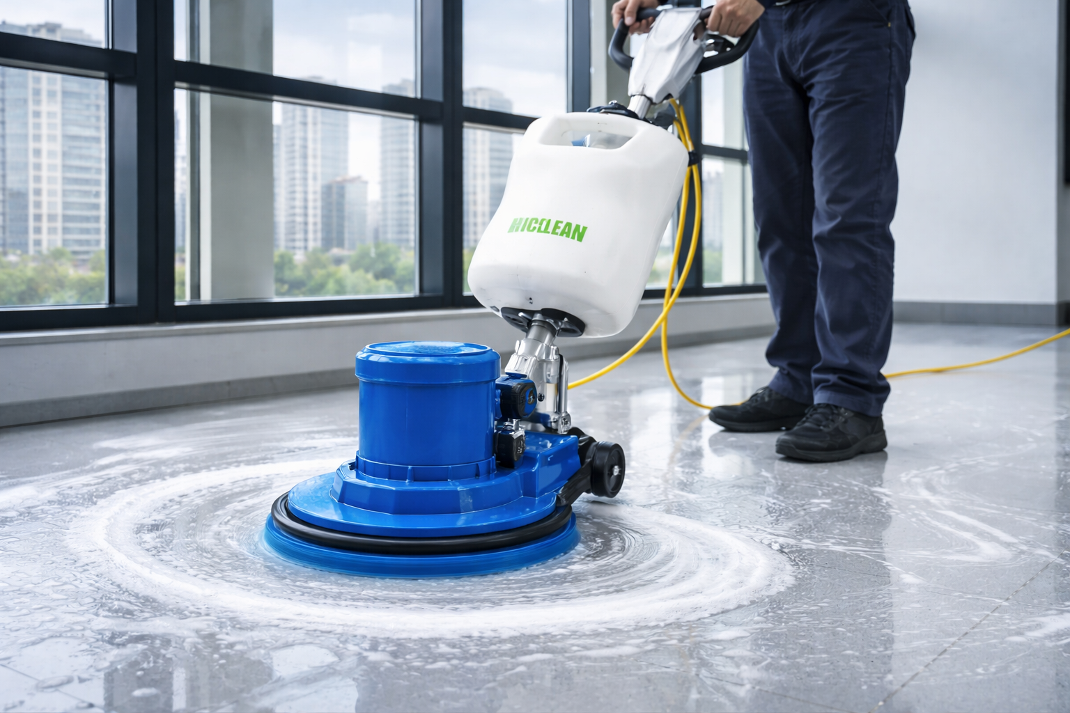 Máy chà sàn công nghiệp HiClean kêu to, ồn bất thường