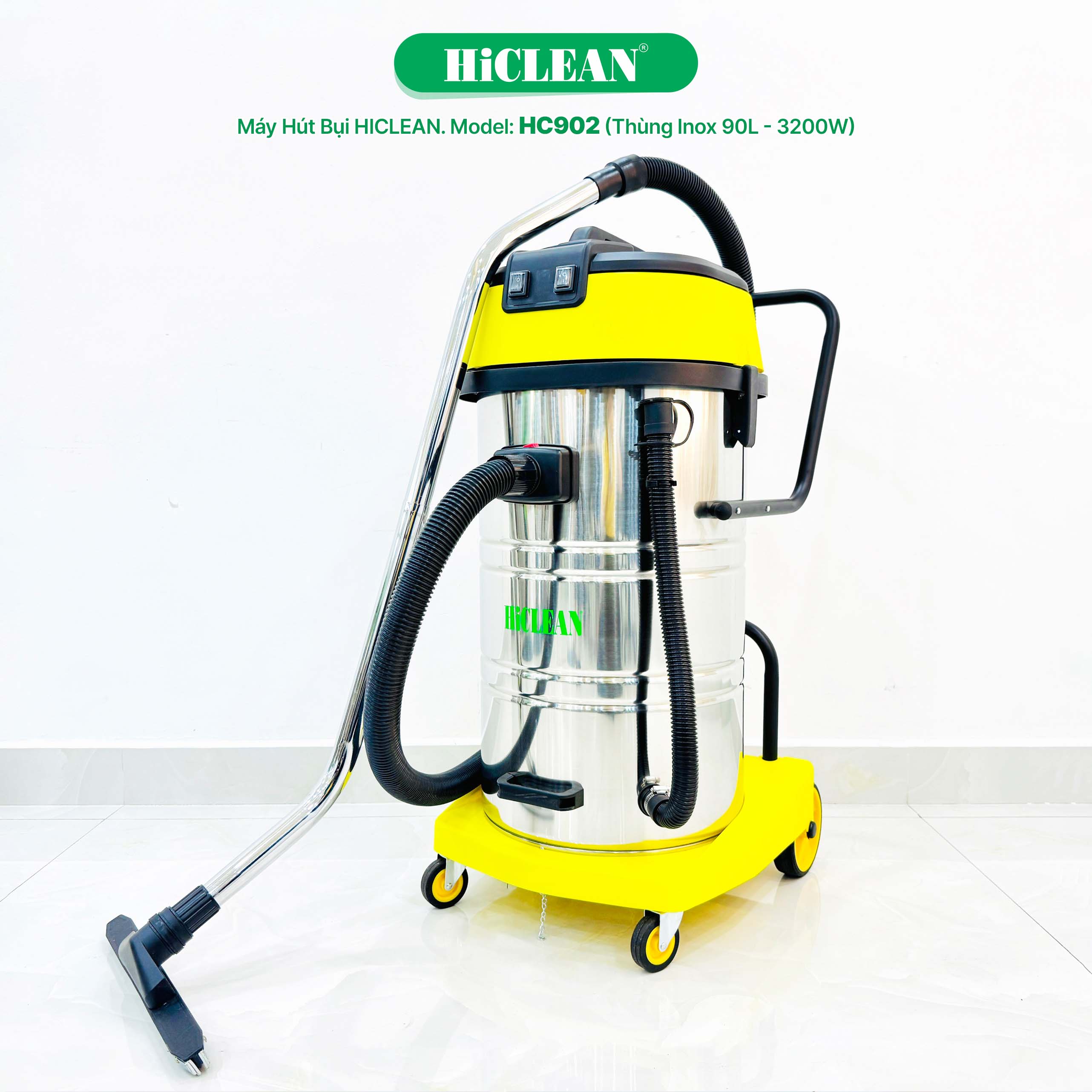 Máy hút bụi công nghiệp HiClean HC 902