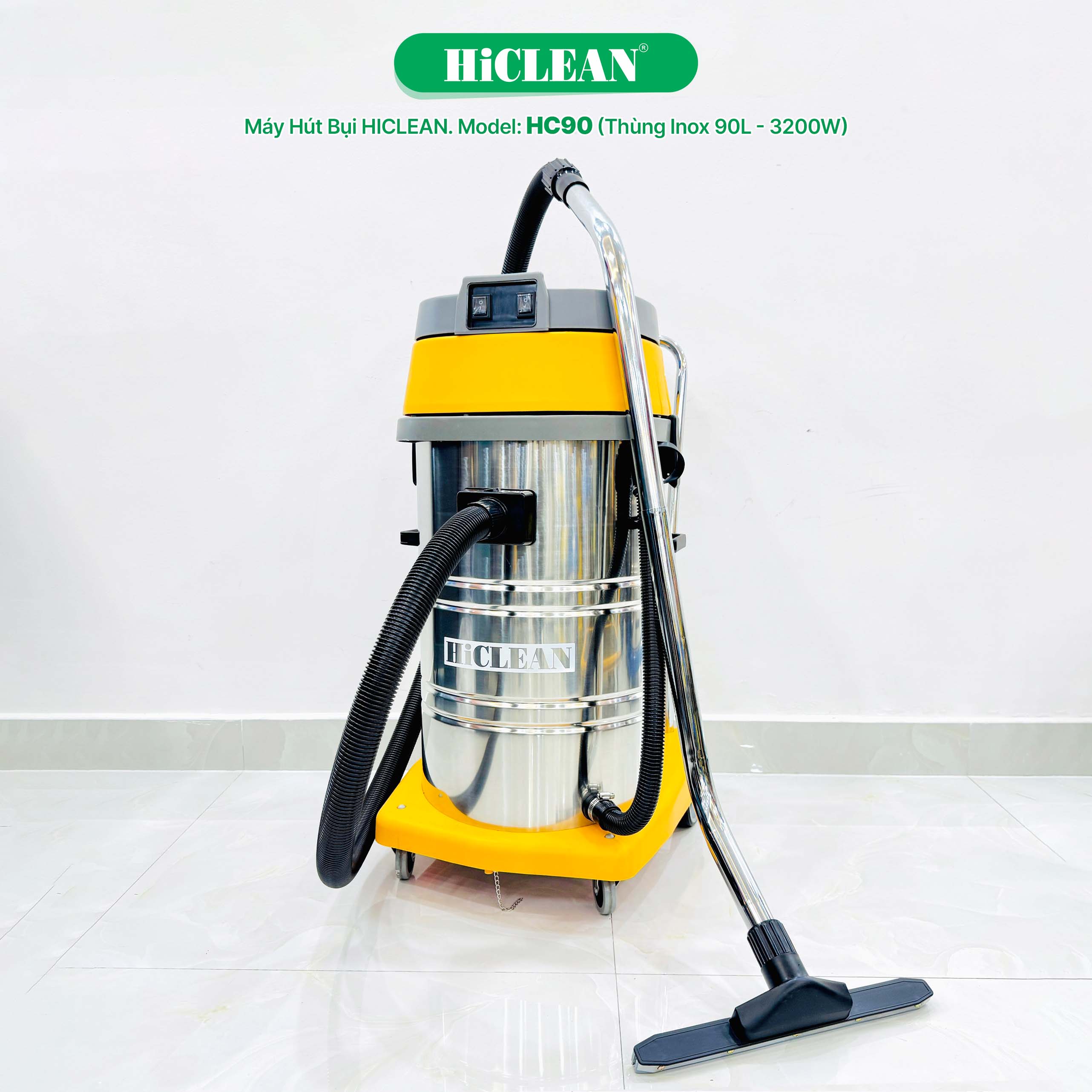 Máy hút bụi công nghiệp HiClean HC90
