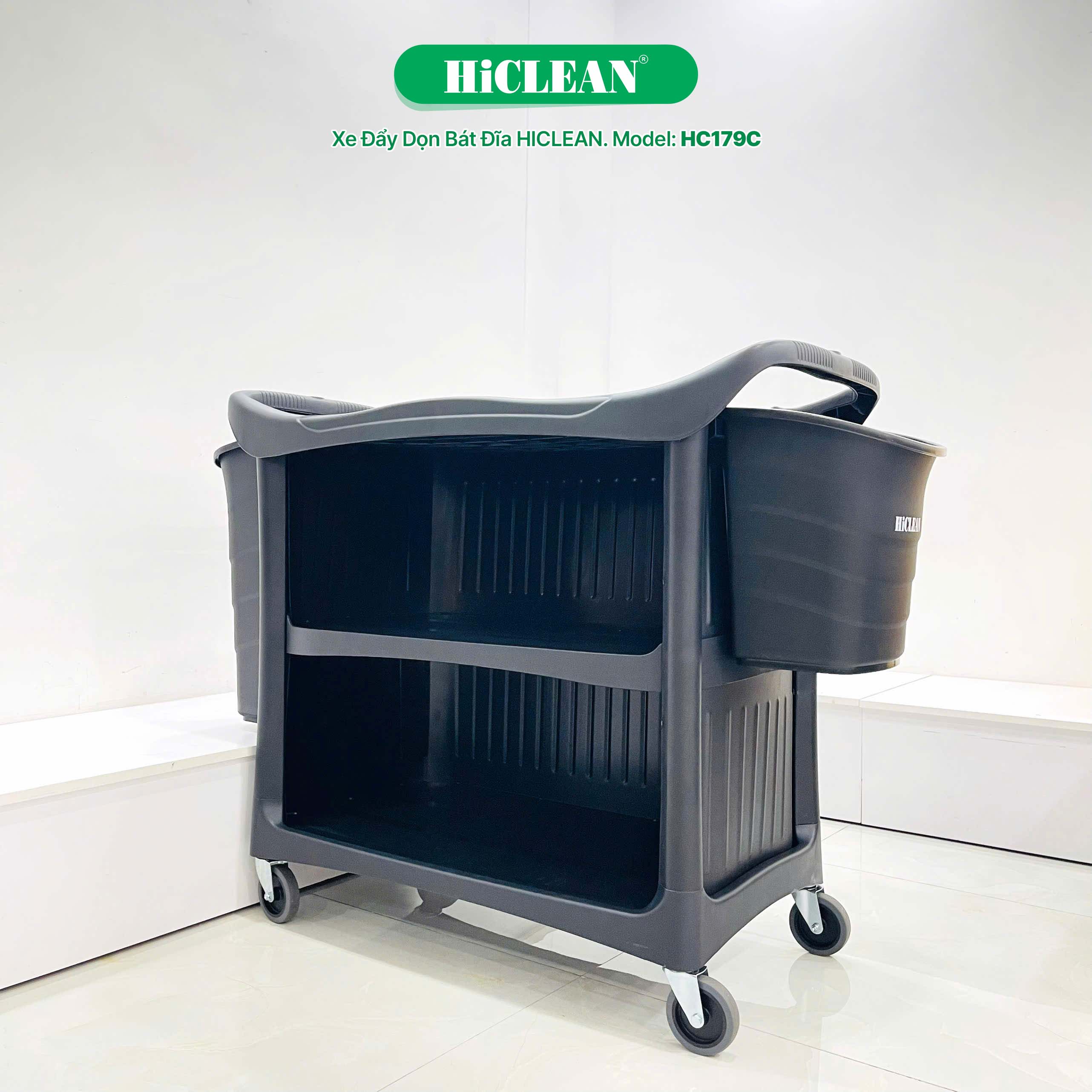 Xe đẩy phục vụ nhà hàng HiClean HC 179C