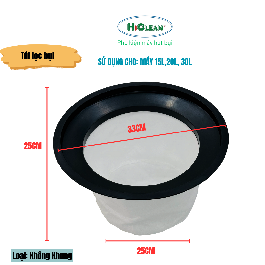 Tầng lọc bụi có vành HiClean loại nhỏ