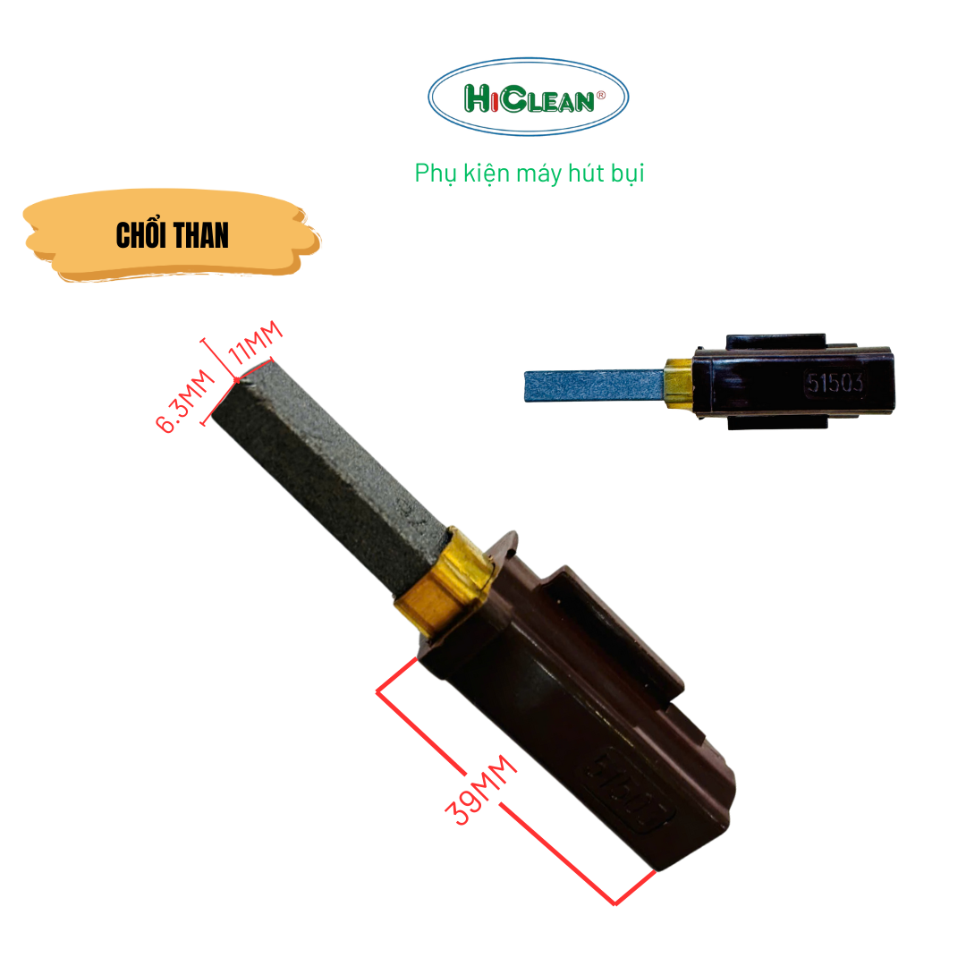 Chổi than máy hút bụi HiClean