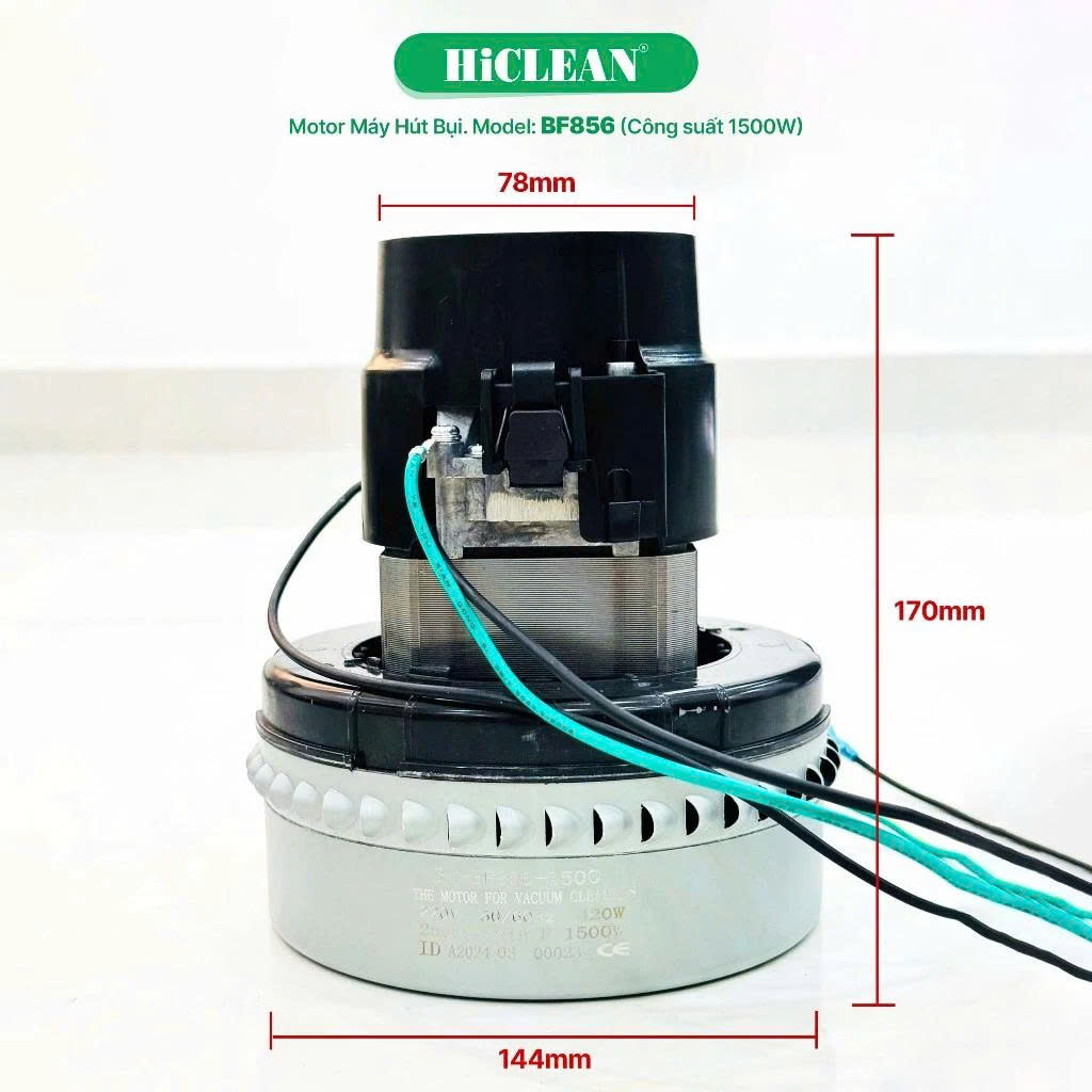 Motor máy hút bụi HiClean 1500W