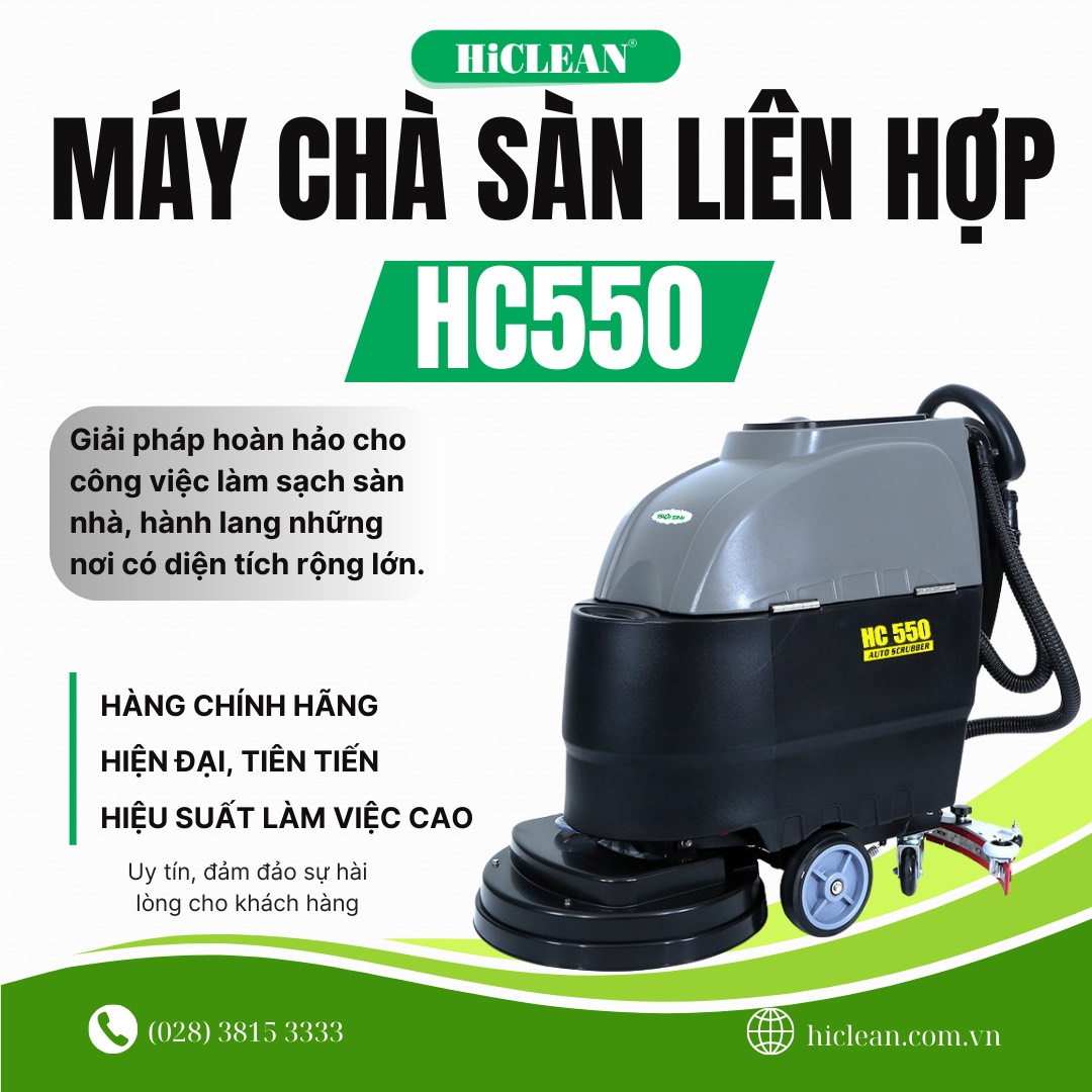 Máy chà sàn liên hợp HiClean HC550