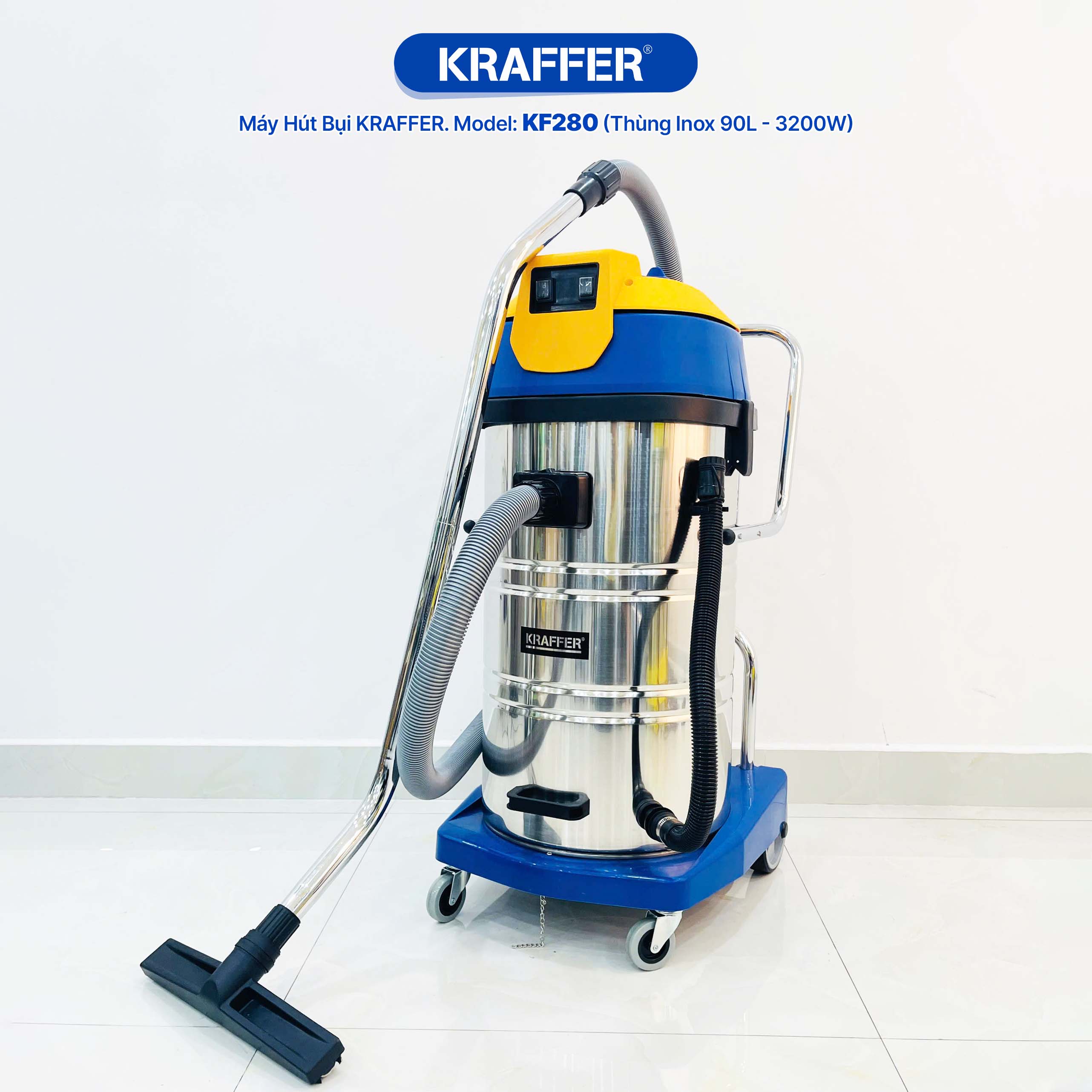 Máy hút bụi công nghiệp Kraffer KF280