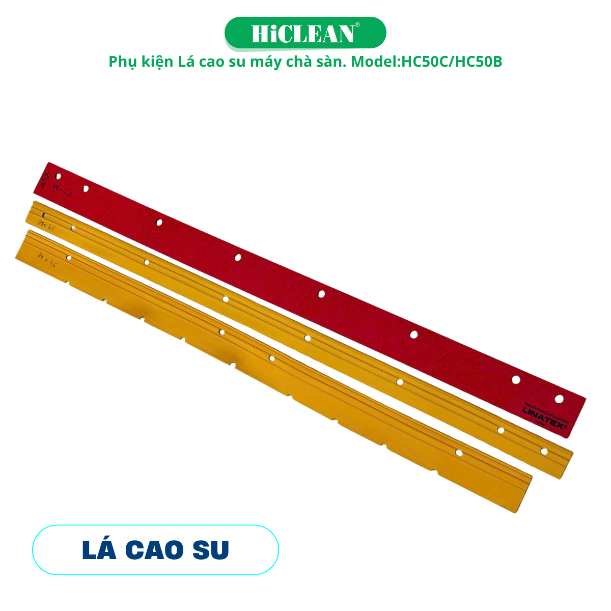 Phụ tùng máy chà sàn HC50: Lá cao su hút nước