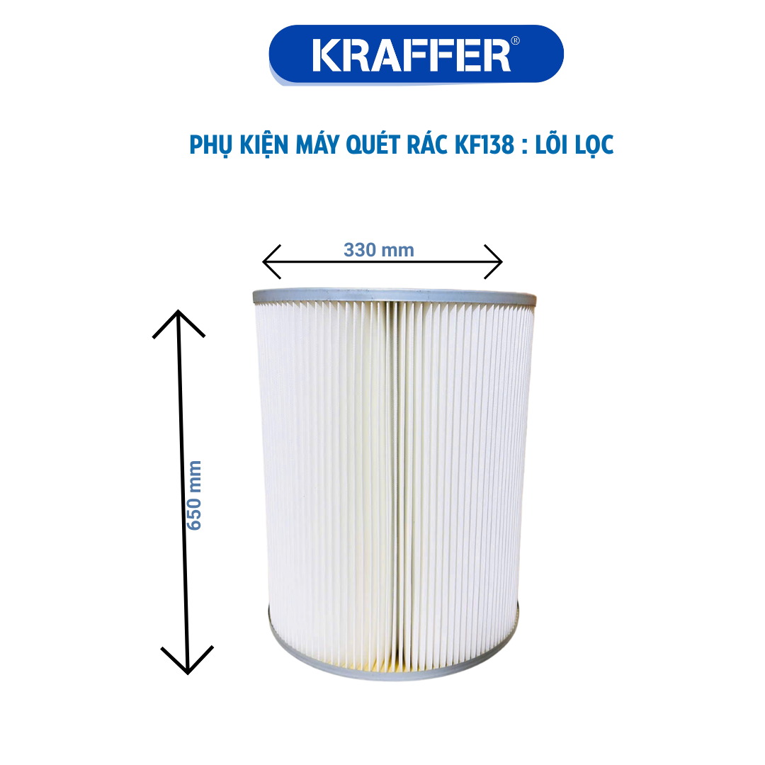 Phụ tùng máy quét rác KF138 :Lõi lọc