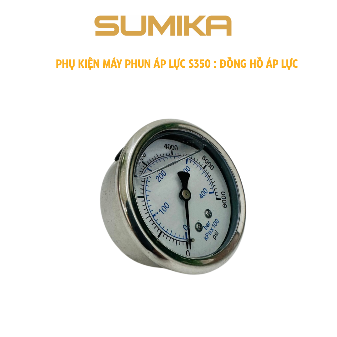 Phụ tùng máy phun áp lực S350: Đồng hồ áp lực