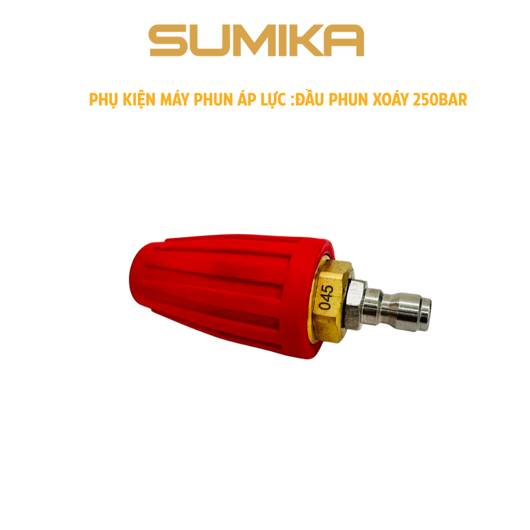 Phụ kiện máy phun áp lực :Đầu phun xoáy 250 bar