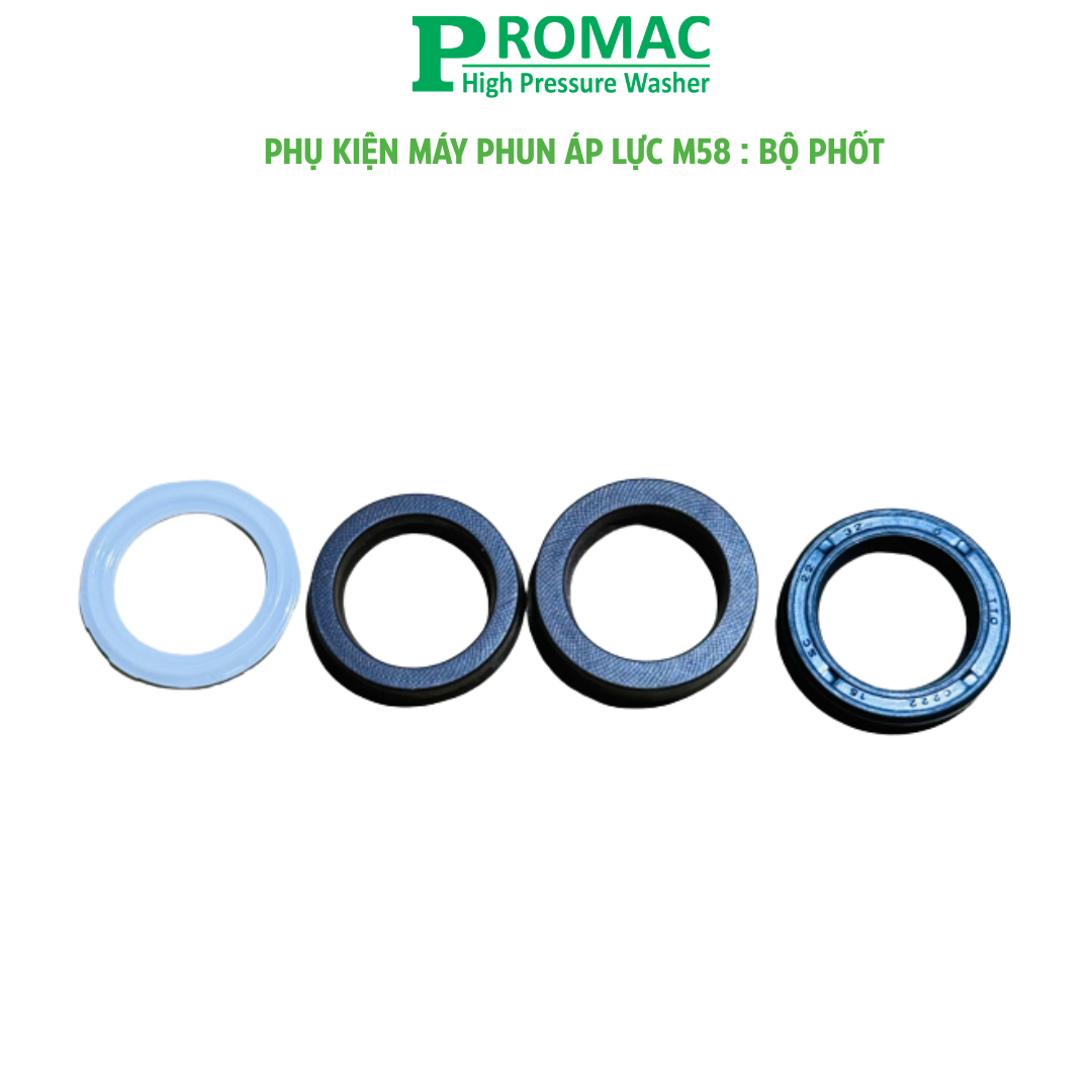Phụ kiện máy phun áp lực M58 : Bộ phốt