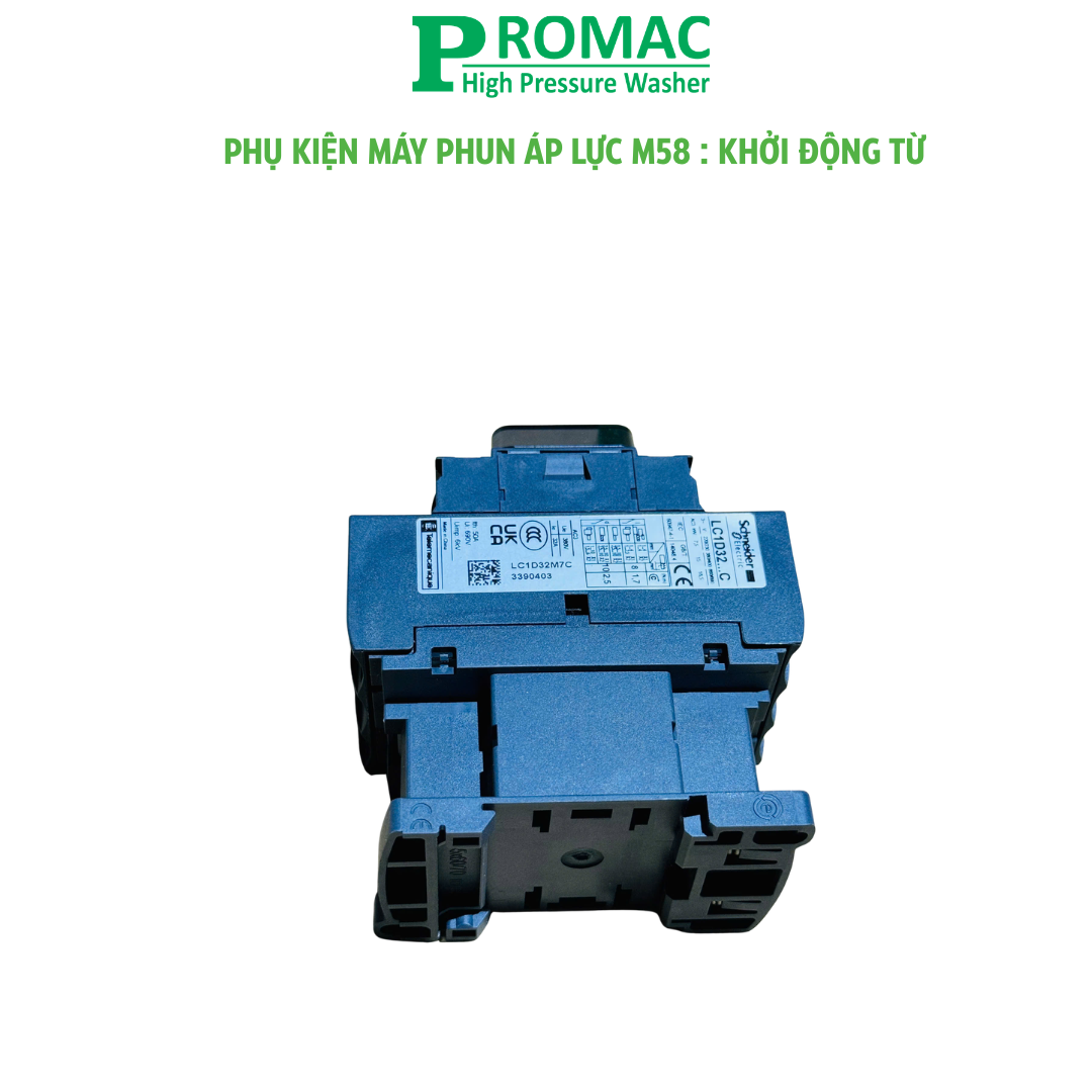 Phụ kiện máy phun áp lực M58 : Khởi động từ