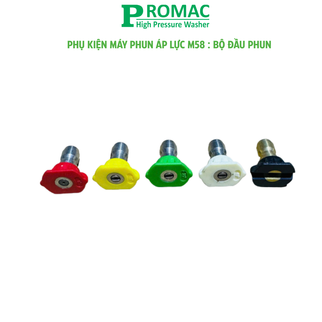 Phụ kiện máy phun áp lực M58 : Bộ đầu phun