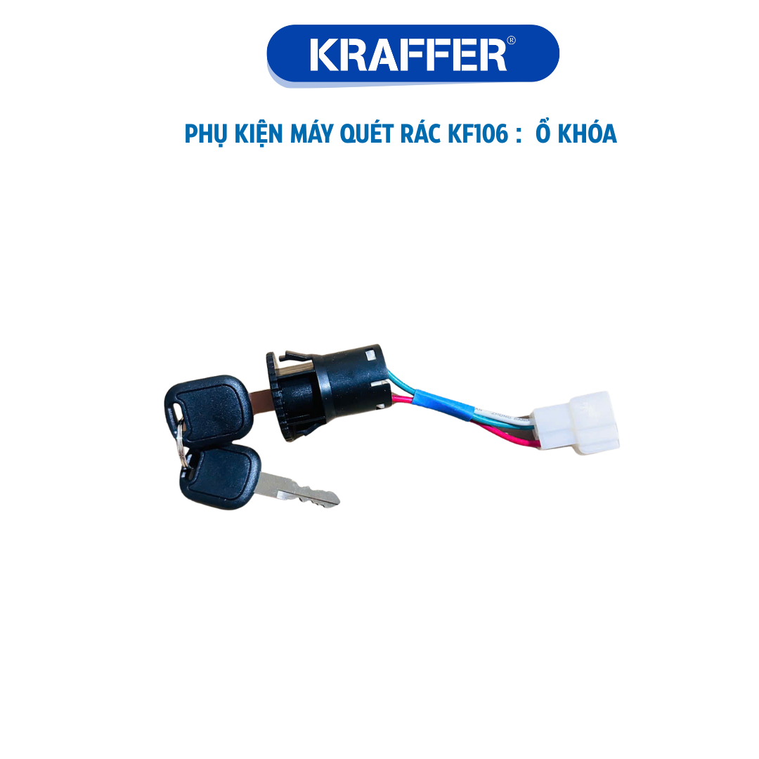 Phụ kiện máy quét rác KF106 : Ổ khóa