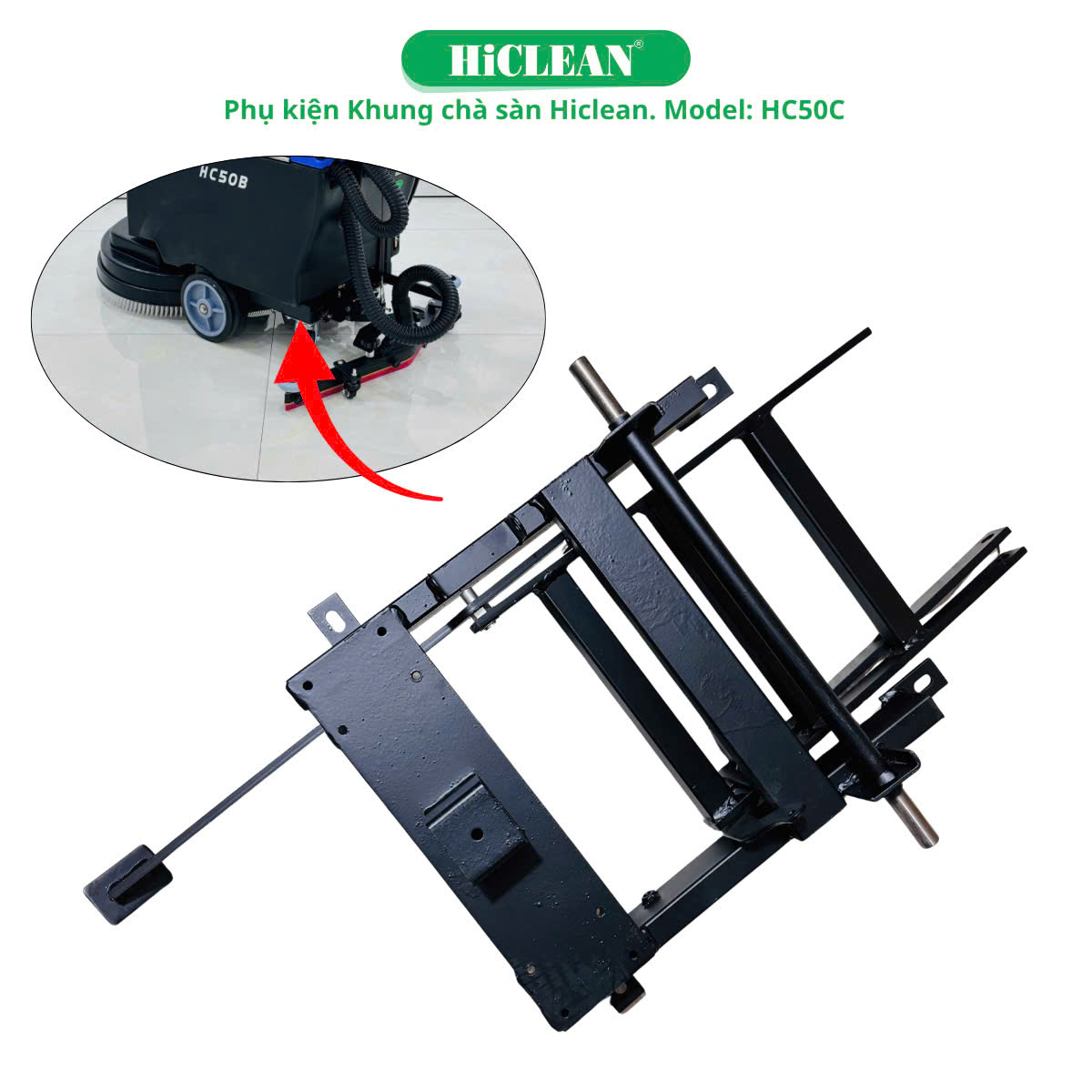Phụ tùng máy chà sàn HC50C: Khung máy chà sàn