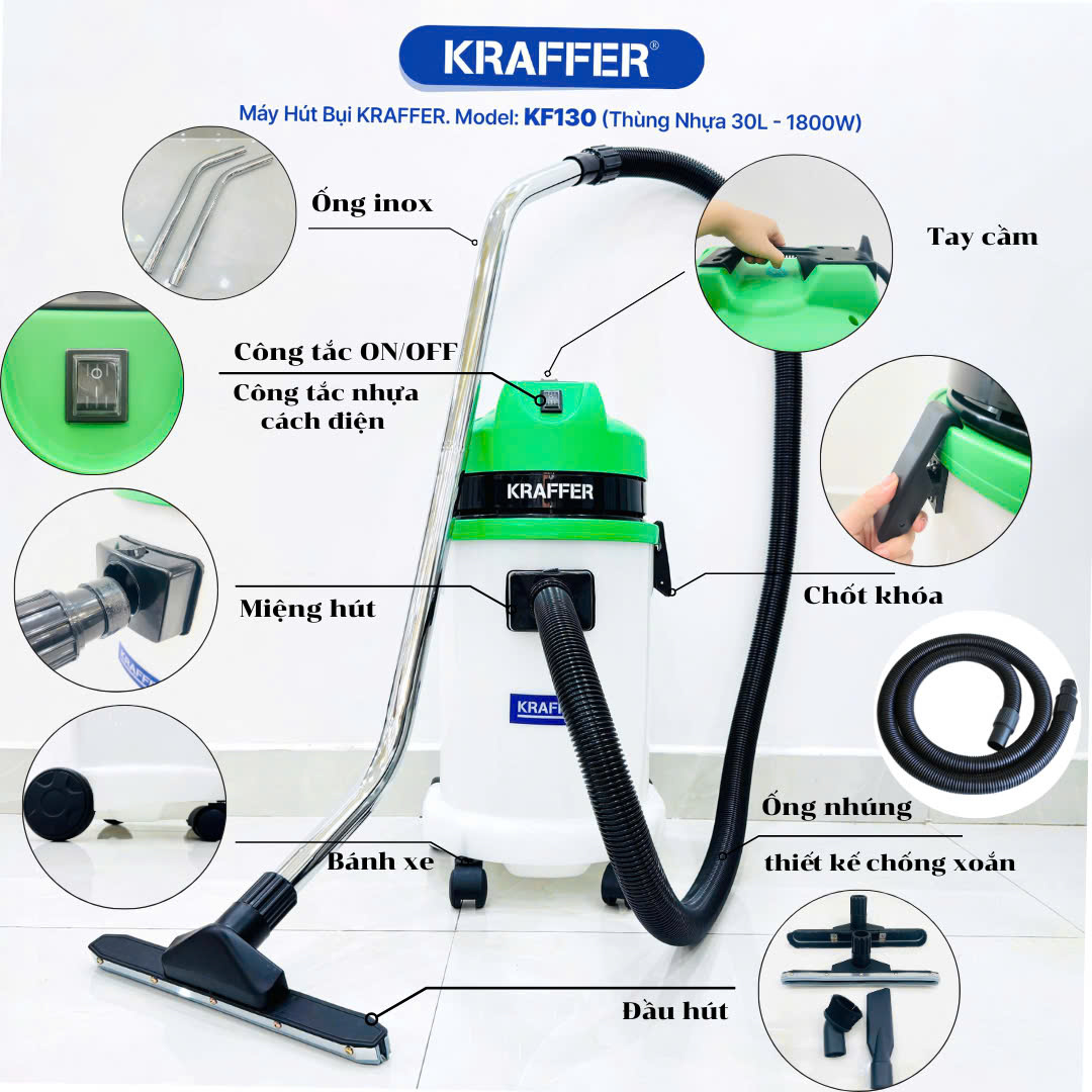 may_hut_bui_cong_nghiep_kraffer_kf130_nhua_green_h17