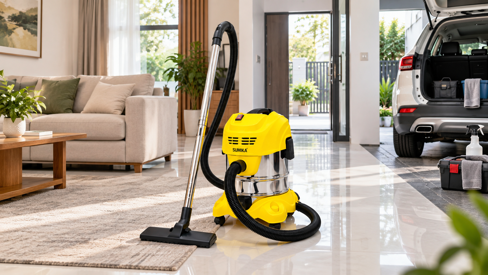 Dung tích máy hút bụi gia đình 15L, 20L hay 30L? Chọn loại nào phù hợp?