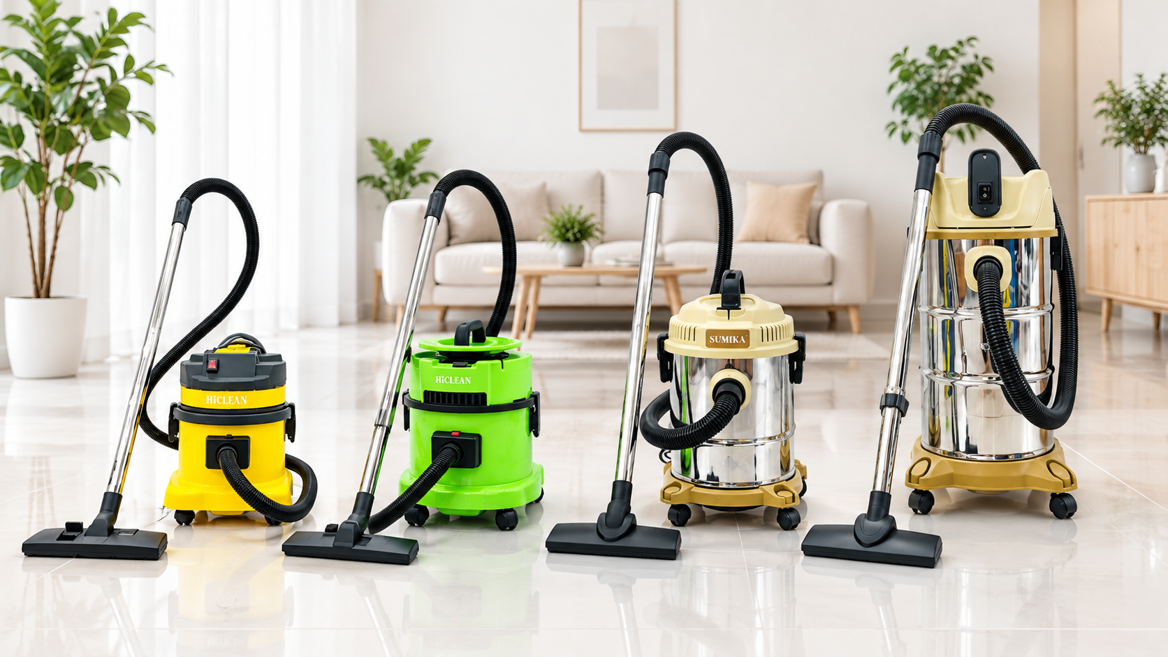 Dung tích máy hút bụi gia đình 15L, 20L hay 30L? Chọn loại nào phù hợp?