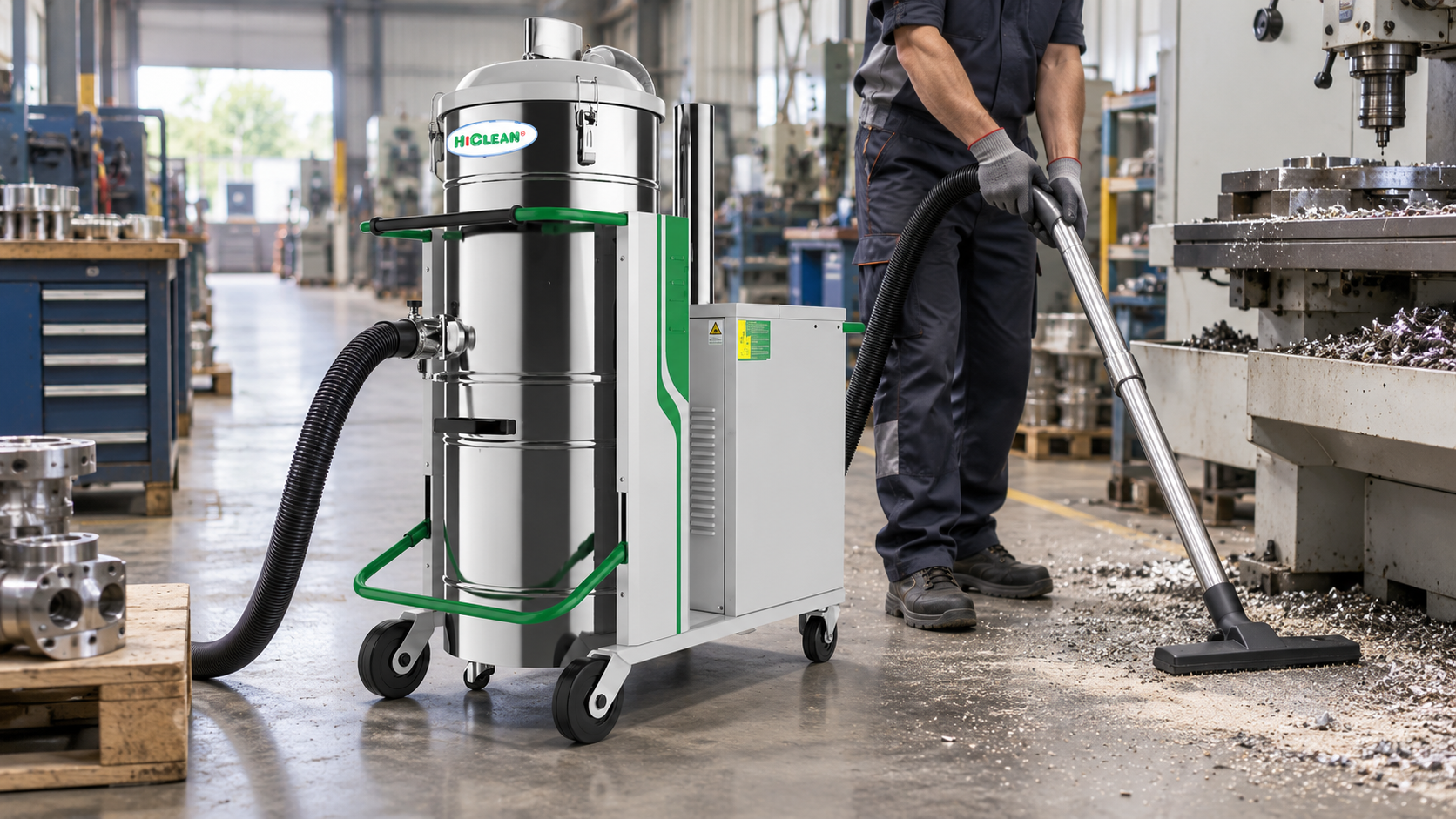 Máy hút bụi công nghiệp 3 pha phù hợp nhà xưởng nào?