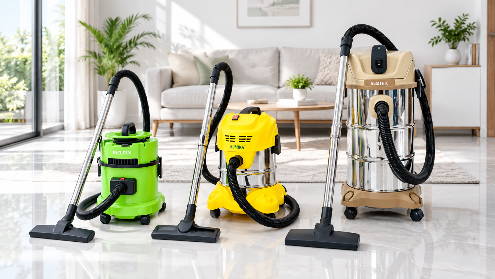 Dung tích máy hút bụi gia đình 15L, 20L hay 30L? Chọn loại nào phù hợp?