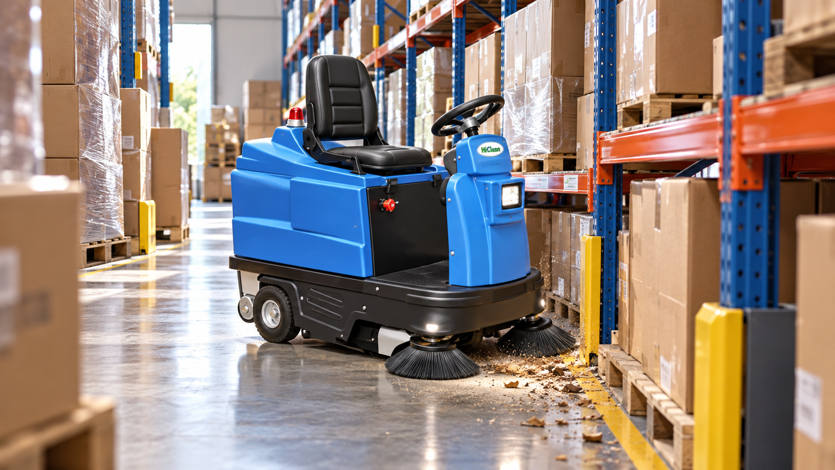 Xe quét rác công nghiệp đẩy tay hay ngồi lái